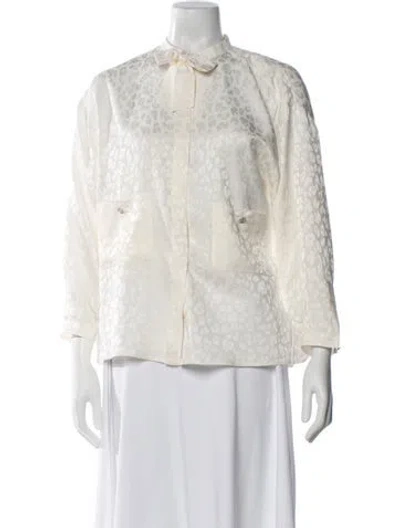 Pre-owned Chanel 2023 Paris-dakar Blouse In Neutral