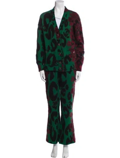 Pre-owned Chanel 2023 Paris-dakar Lounge Set In Green