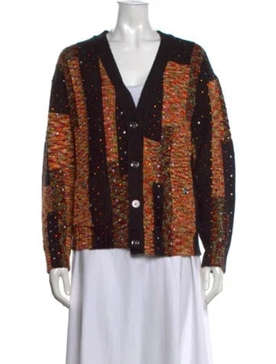 Pre-owned Chanel 2023 Paris-dakar Sweater In Black/orange