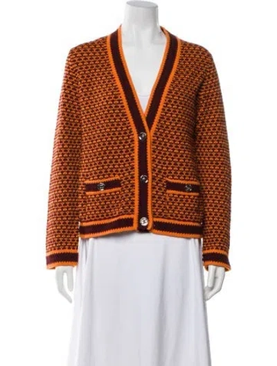 Pre-owned Chanel 2023 Paris-dakar Sweater In Orange