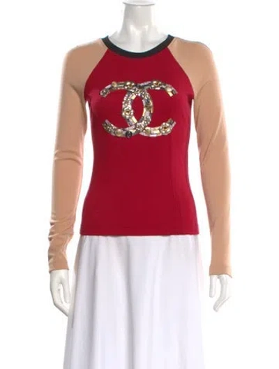 Pre-owned Chanel 2023 Paris-dakar Top In Red