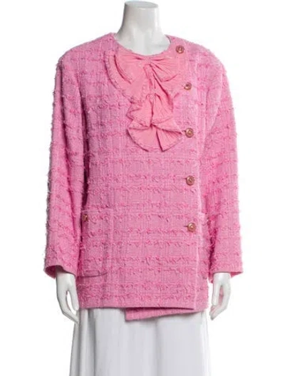 Pre-owned Chanel 2023 Paris-monte Carlo Evening Jacket W/ Tags In Pink