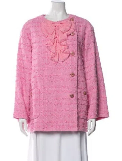 Pre-owned Chanel 2023 Paris-monte Carlo Jacket W/ Tags In Pink