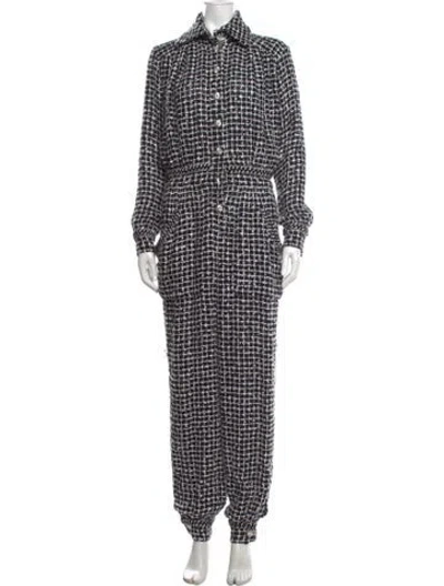 Pre-owned Chanel 2023 Paris-monte Carlo Jumpsuit In Blue