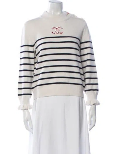 Pre-owned Chanel 2023 Paris-monte Carlo Sweater In Neutrals