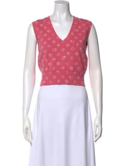 Pre-owned Chanel 2023 Paris-monte Carlo Sweater W/ Tags In Pink