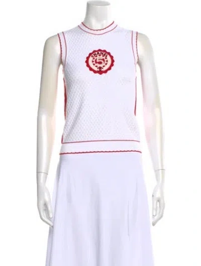 Pre-owned Chanel 2023 Paris-monte Carlo Sweater In White