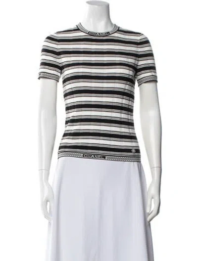 Pre-owned Chanel 2023 Paris-monte Carlo Top W/ Tags In White