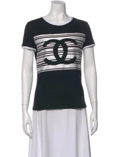 Pre-owned Chanel 2023 Paris-monte Carlo T-shirt In Black