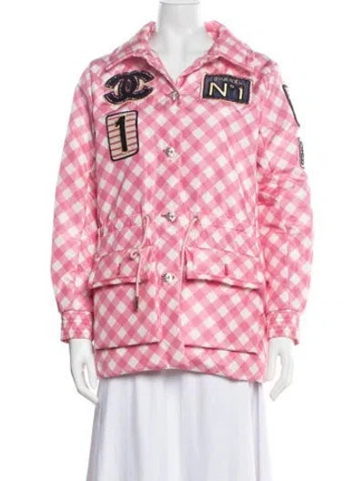 Pre-owned Chanel 2023 Paris-montecarlo Utility Jacket In Pink