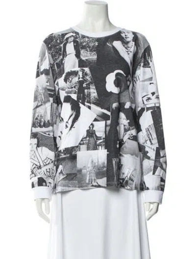 Pre-owned Chanel 2023 Printed Blouse In Multi