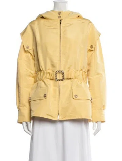 Pre-owned Chanel 2023 Silk Jacket In Yellow