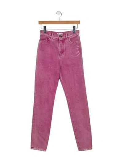 Pre-owned Chanel 2023 Skinny Leg Jeans In Pink