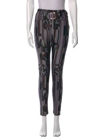 Pre-owned Chanel 2023 Skinny Leg Pants In Multi