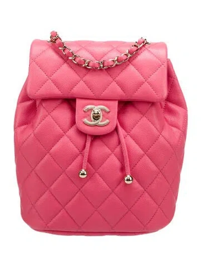 Pre-owned Chanel 2023 Small Urban Spirit Backpack In Pink