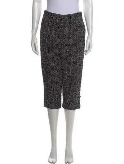 Pre-owned Chanel 2023 Straight Leg Pants In Black