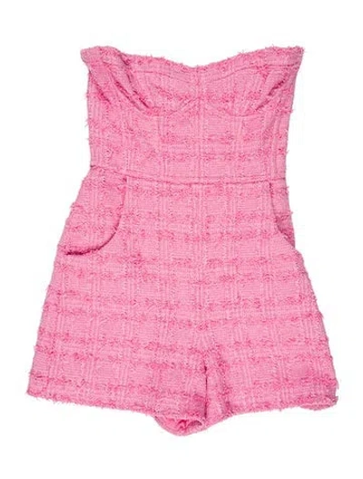 Pre-owned Chanel 2023 Strapless Jumpsuit In Pink