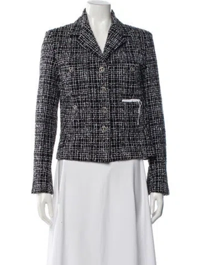 Pre-owned Chanel 2023 Tweed Pattern Blazer In Multi