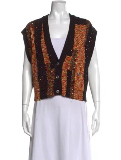 Pre-owned Chanel 2023 Virgin Wool Sweater W/ Tags In Multi