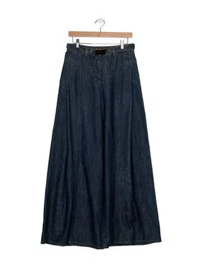 Pre-owned Chanel 2023 Wide Leg Jeans In Blue