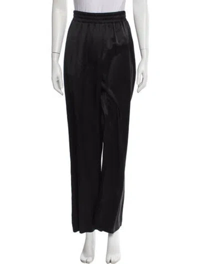 Pre-owned Chanel 2023 Wide Leg Pants In Black
