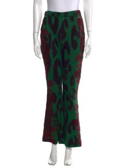 Pre-owned Chanel 2023 Wide Leg Pants In Green