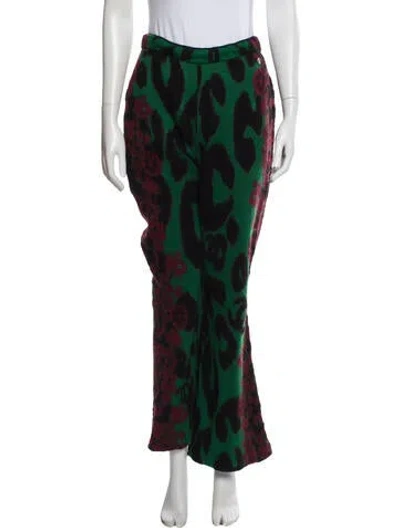 Pre-owned Chanel 2023 Wide Leg Pants In Green