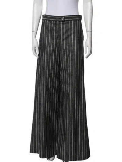 Pre-owned Chanel 2023 Wide Leg Pants In Grey