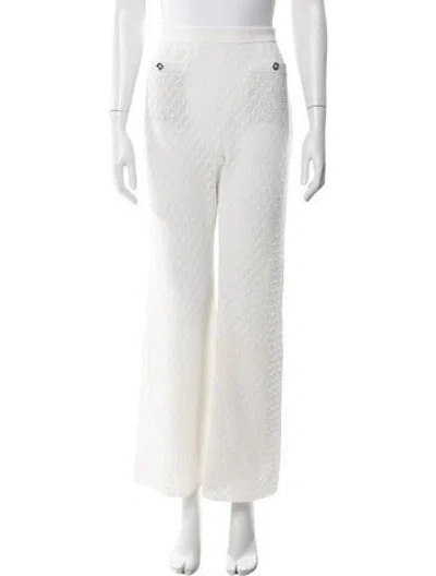 Pre-owned Chanel 2023 Wide Leg Pants In Neutral