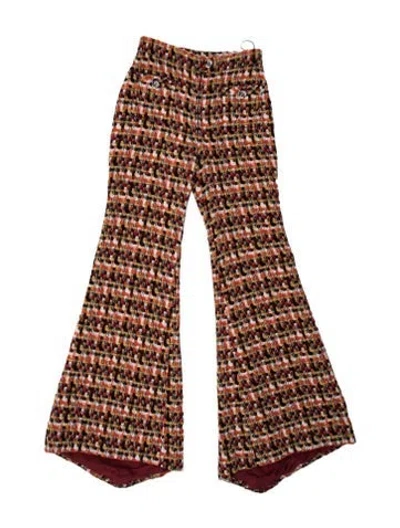 Pre-owned Chanel 2023 Wide Leg Pants In Pink
