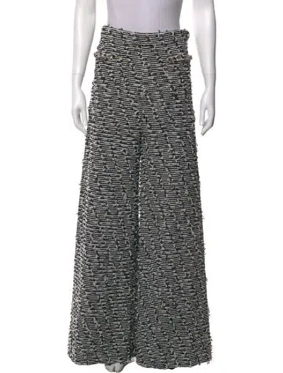 Pre-owned Chanel 2023 Wide Leg Pants W/ Tags In Black