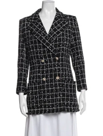 Pre-owned Chanel 2023 Wool Blazer In Black