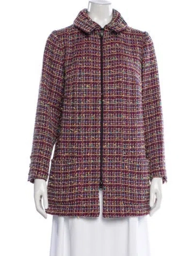 Pre-owned Chanel 2023 Wool Coat In Multi
