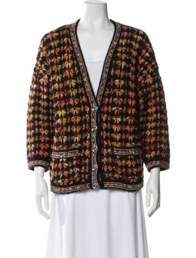 Pre-owned Chanel 2023 Wool Sweater In Black