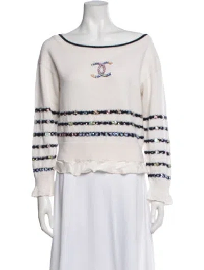 Pre-owned Chanel 2023 Wool Sweater In Multi