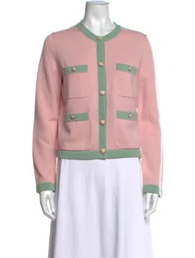 Pre-owned Chanel 2023-2024 Cashmere Sweater In Pink