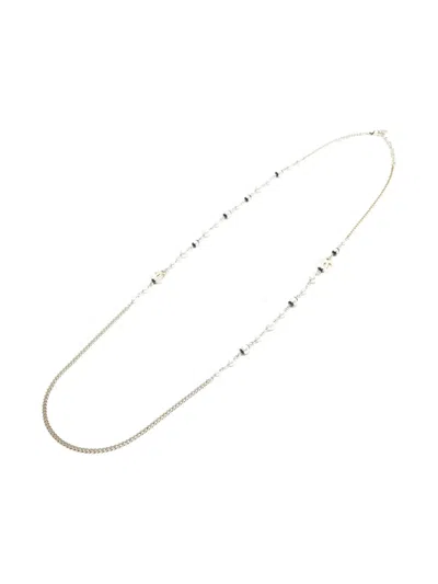 Pre-owned Chanel 2024 Bead-detail Necklace In Gold