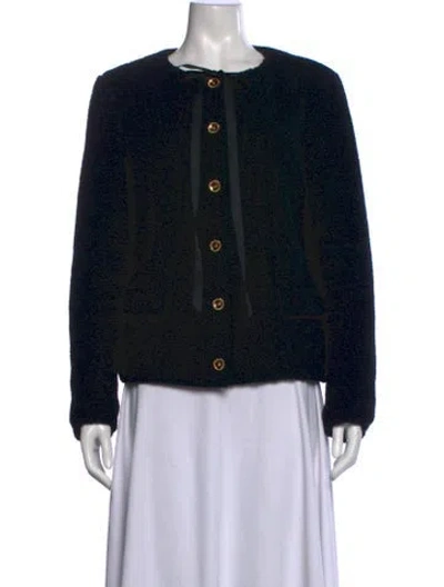 Pre-owned Chanel 2024 Cashmere Jacket In Black