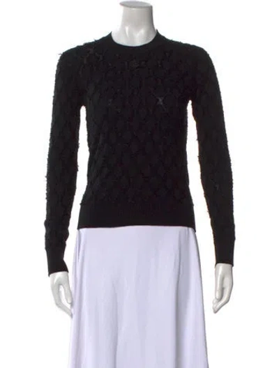 Pre-owned Chanel 2024 Cashmere Sweater In Black