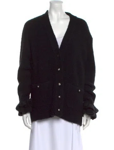 Pre-owned Chanel 2024 Cashmere Sweater In Black