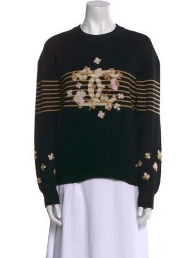 Pre-owned Chanel 2024 Cashmere Sweater In Black