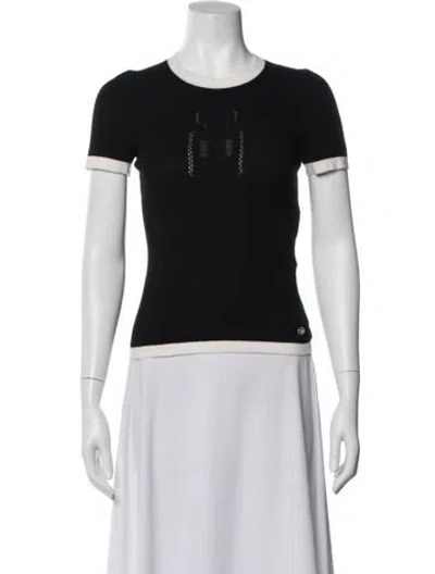 Pre-owned Chanel 2024 Cashmere Sweater In Black