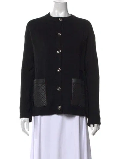 Pre-owned Chanel 2024 Cashmere Sweater In Black