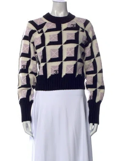Pre-owned Chanel 2024 Cashmere Sweater In Black