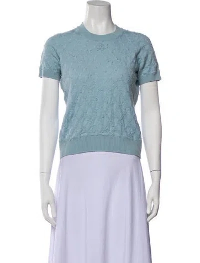 Pre-owned Chanel 2024 Cashmere Sweater In Blue