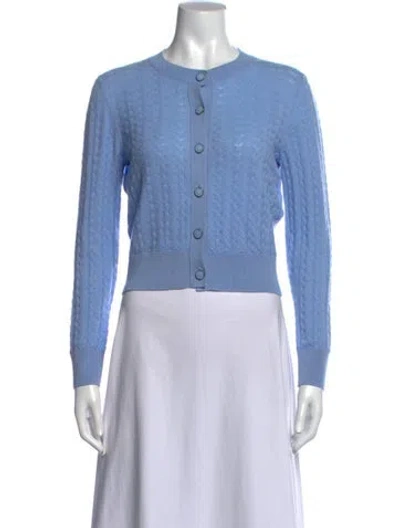 Pre-owned Chanel 2024 Cashmere Sweater In Blue