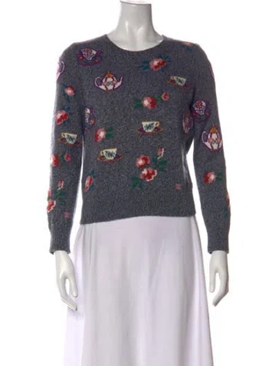 Pre-owned Chanel 2024 Cashmere Sweater In Grey