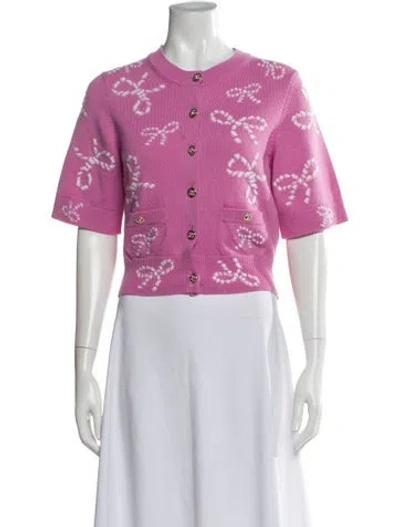 Pre-owned Chanel 2024 Cashmere Sweater In Pink