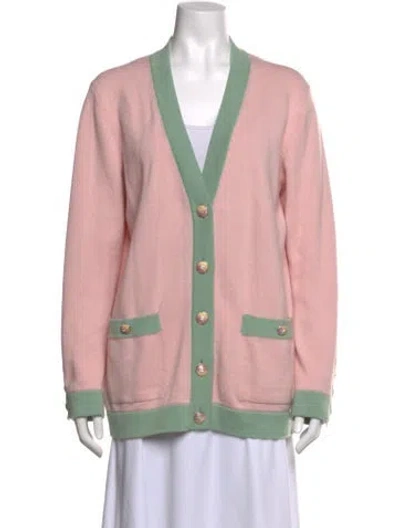 Pre-owned Chanel 2024 Cashmere Sweater In Pink