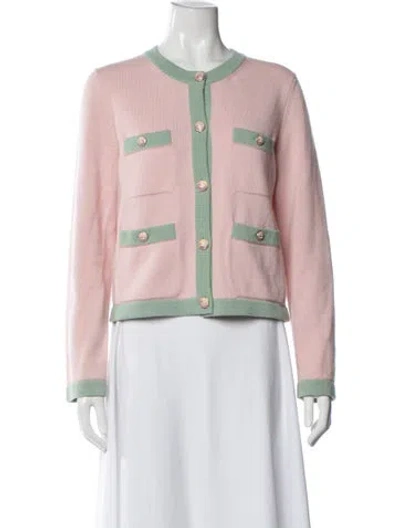 Pre-owned Chanel 2024 Cashmere Sweater In Pink